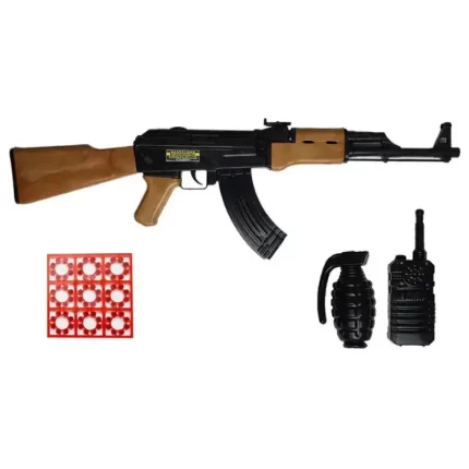 ست اسباب بازی تفنگ طرح کلاشینکف مدل AK-47